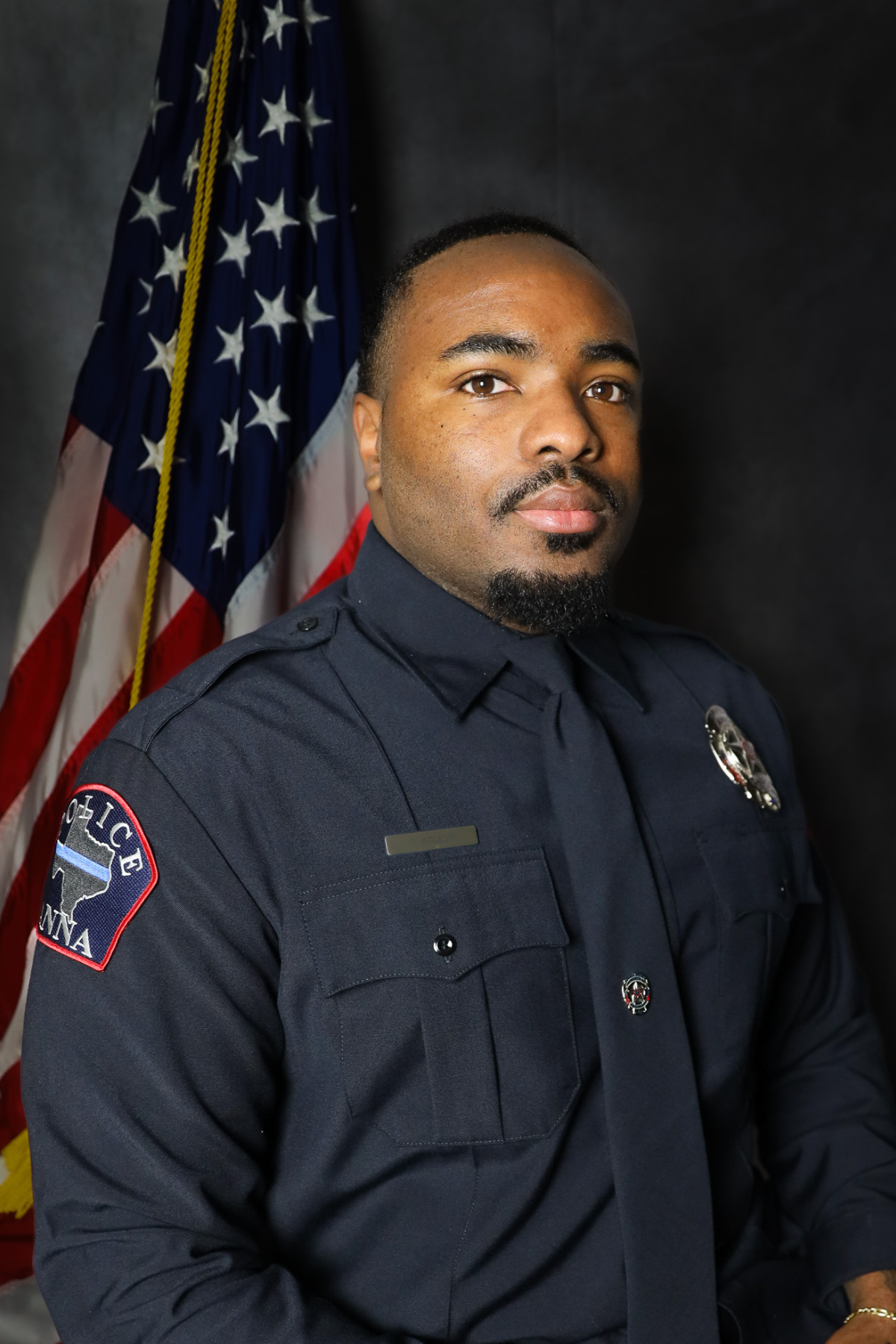 Police Officer, Kahndrick Montgomery Headshot