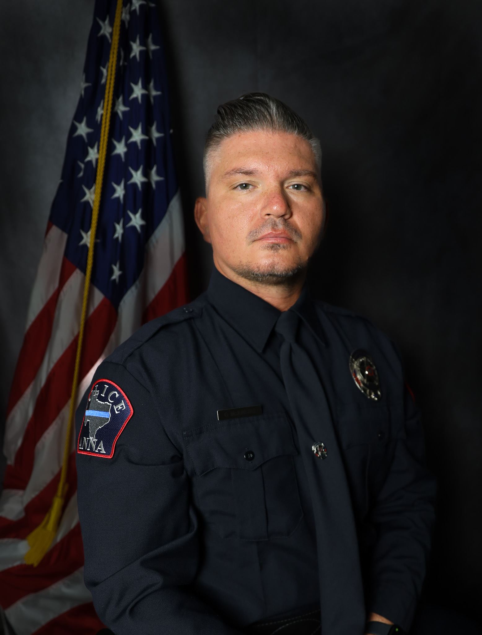 Police Officer, Cody McJunkins Headshot