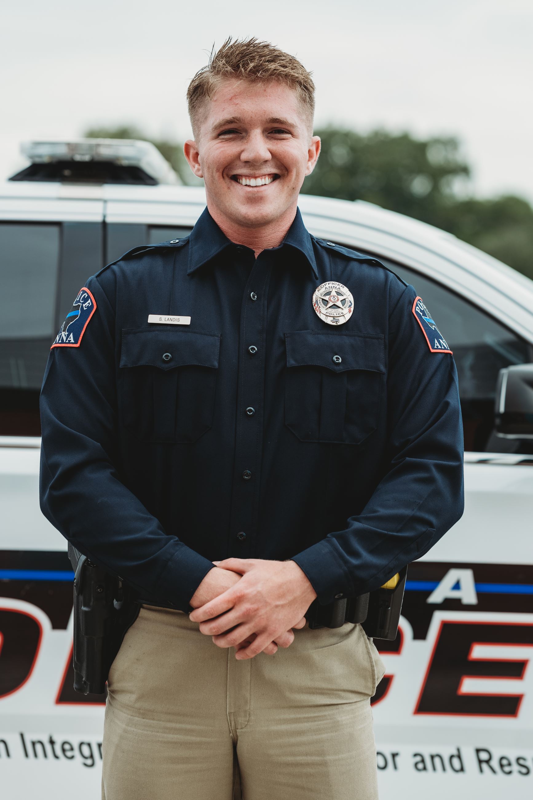 Police Officer, Sam Landis Headshot